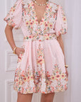 KLÄNNING PASTEL BLOOMS PUFF SLEEVES ROSE_108405.jpg