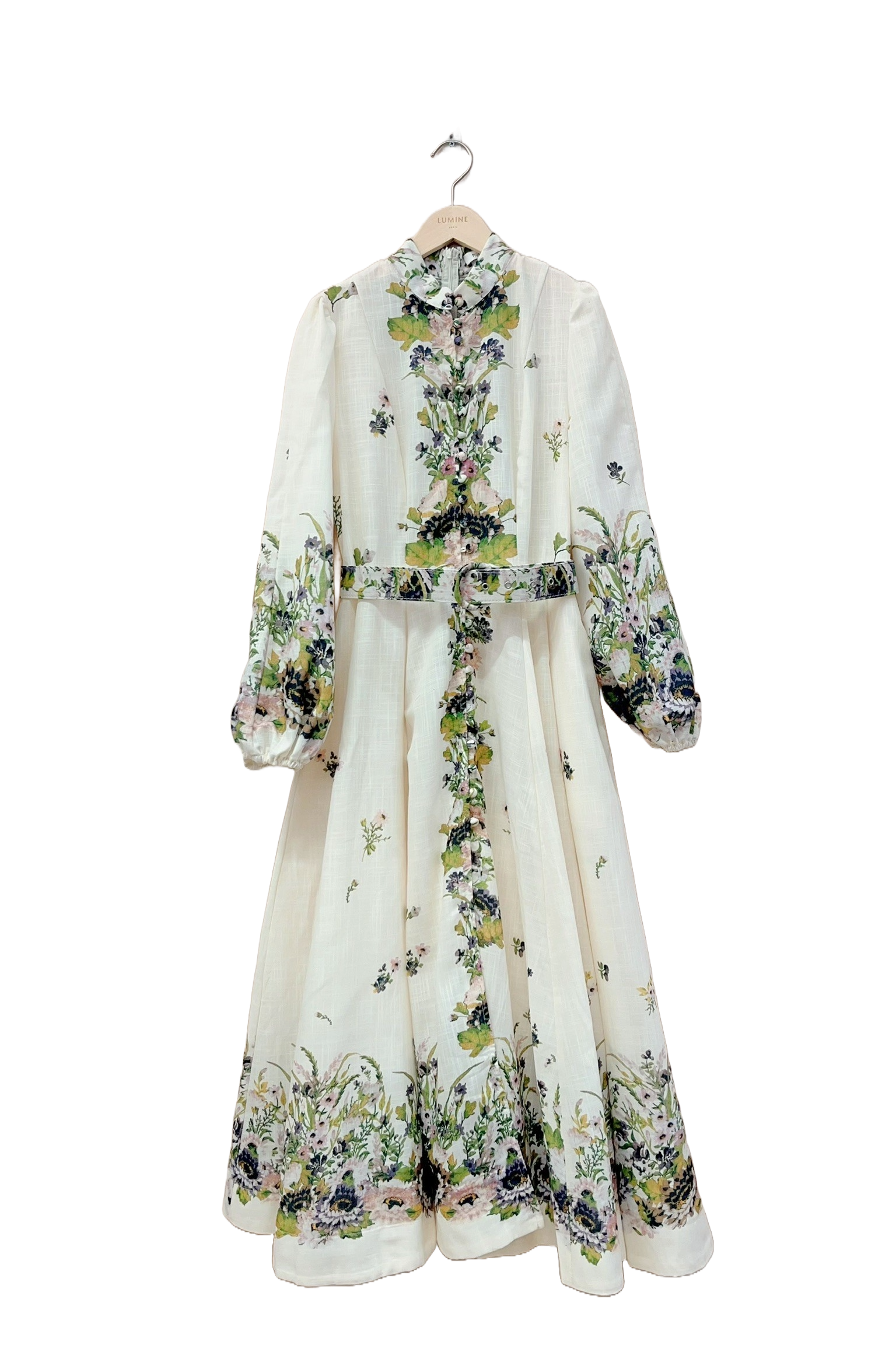 KLÄNNING ROBES BELTED MAXI GREEN_106120.jpg