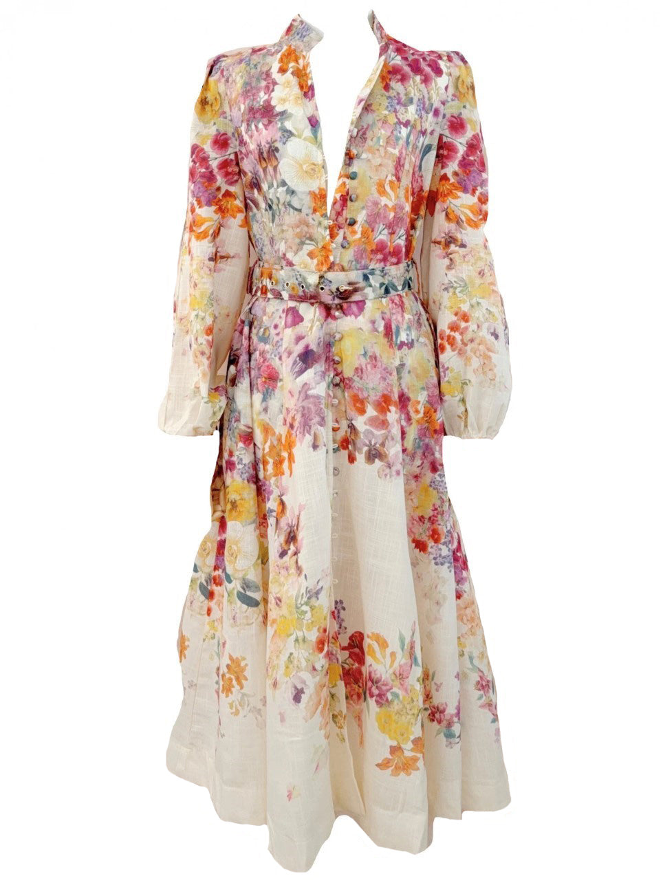 KLÄNNING ROBE BELTED APRICOT_98687.jpg