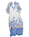 KLÄNNING ROBE FLOWER PRINTED BLUE_98507.jpg
