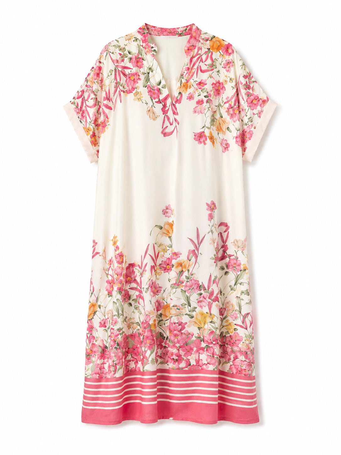 KLÄNNING ROBE FLOWER PRINTED ROSE_111227.jpg