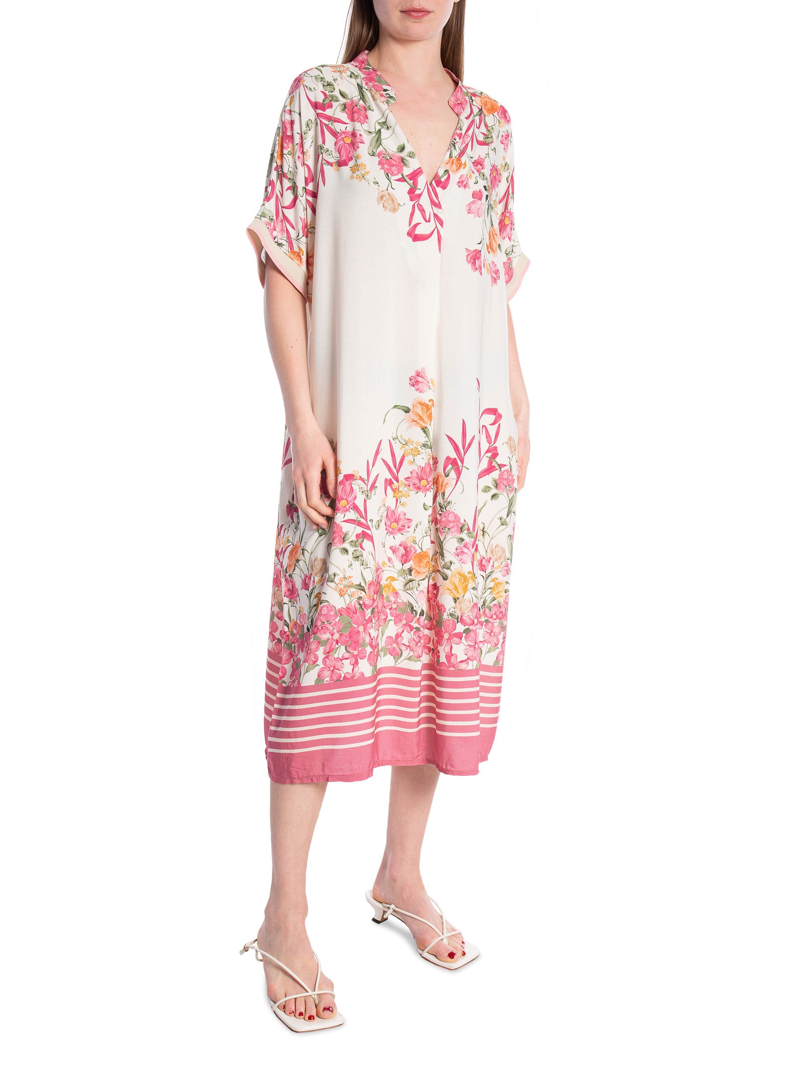 KLÄNNING ROBE FLOWER PRINTED ROSE_98683.jpg