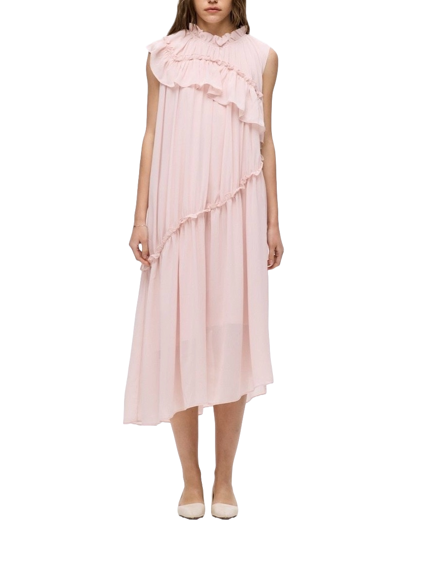 KLÄNNING ROMANTIC RUFFLE SLEEVELESS ROSE_108399.jpg