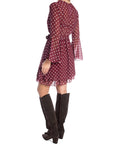 KLÄNNING RUFFLE DOT BURGUNDY_103431.jpg