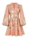KLÄNNING  SHORT FLOWER PRINTED PINK_98098.jpg