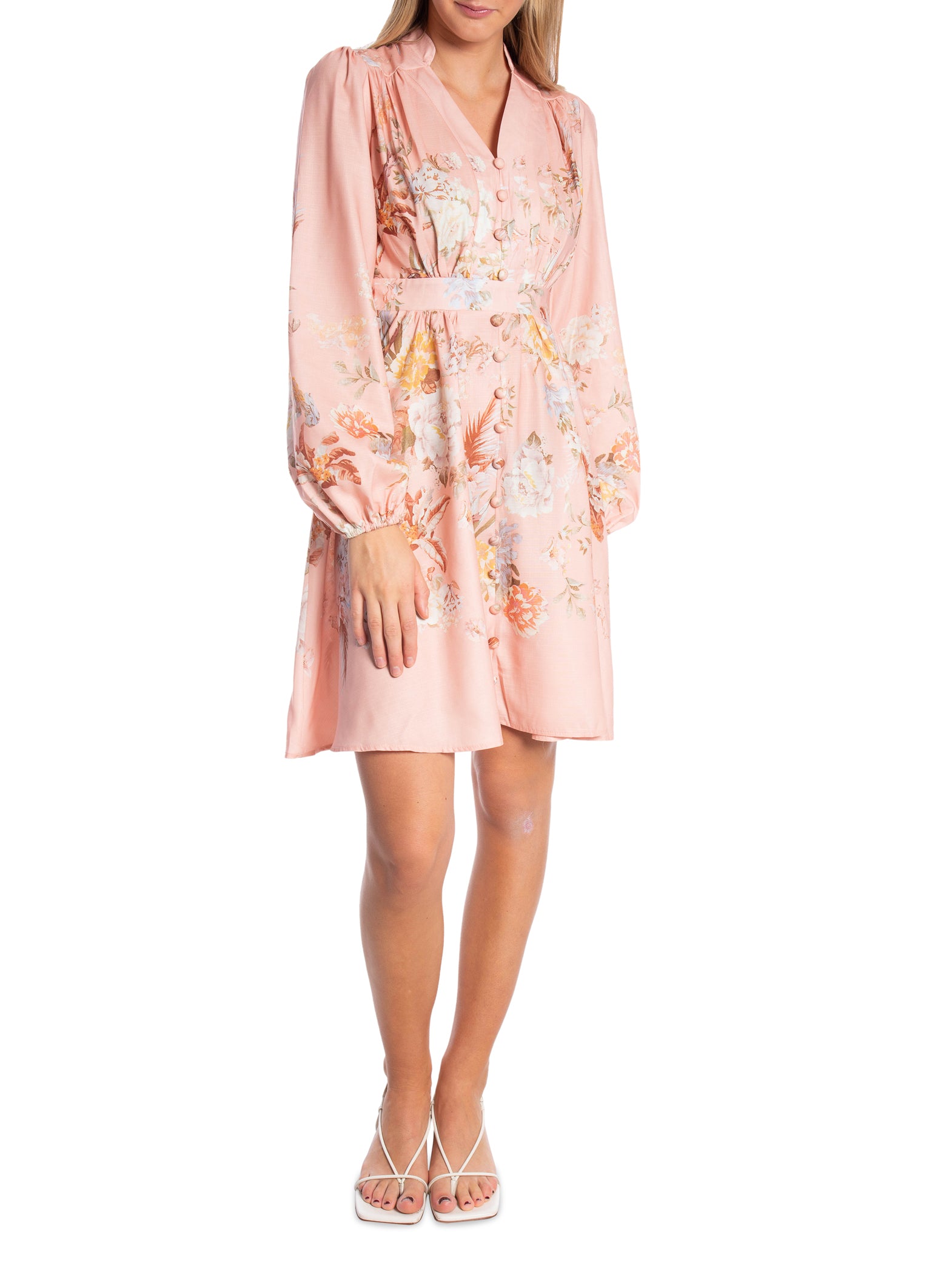 KLÄNNING  SHORT FLOWER PRINTED PINK_98549.jpg
