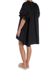 KLÄNNING VOLUMINOUS TIERED RUFFLE SLEEVE SHORT BLACK_109707.jpg