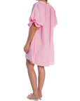 KLÄNNING VOLUMINOUS TIERED RUFFLE SLEEVE SHORT LIGHT PINK_109374.jpg