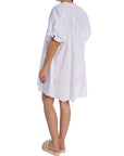 KLÄNNING VOLUMINOUS TIERED RUFFLE SLEEVE SHORT WHITE_109394.jpg