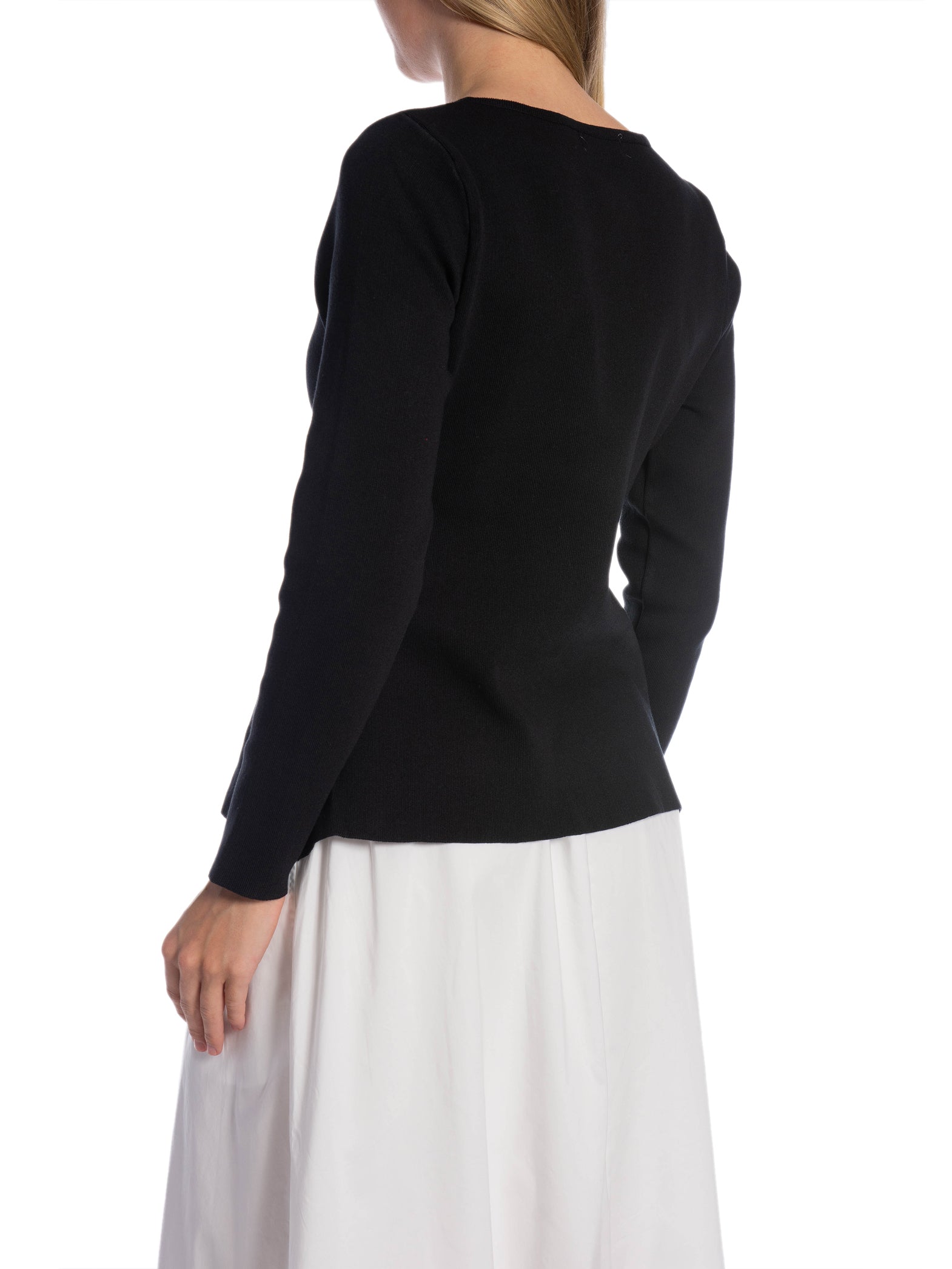 KOFTA GOLD BUTTON FLARED BLACK_111465.jpg