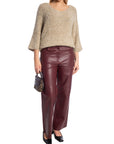 LAFÉE TOPP V-NECK TEDDY TAUPE_93430.jpg