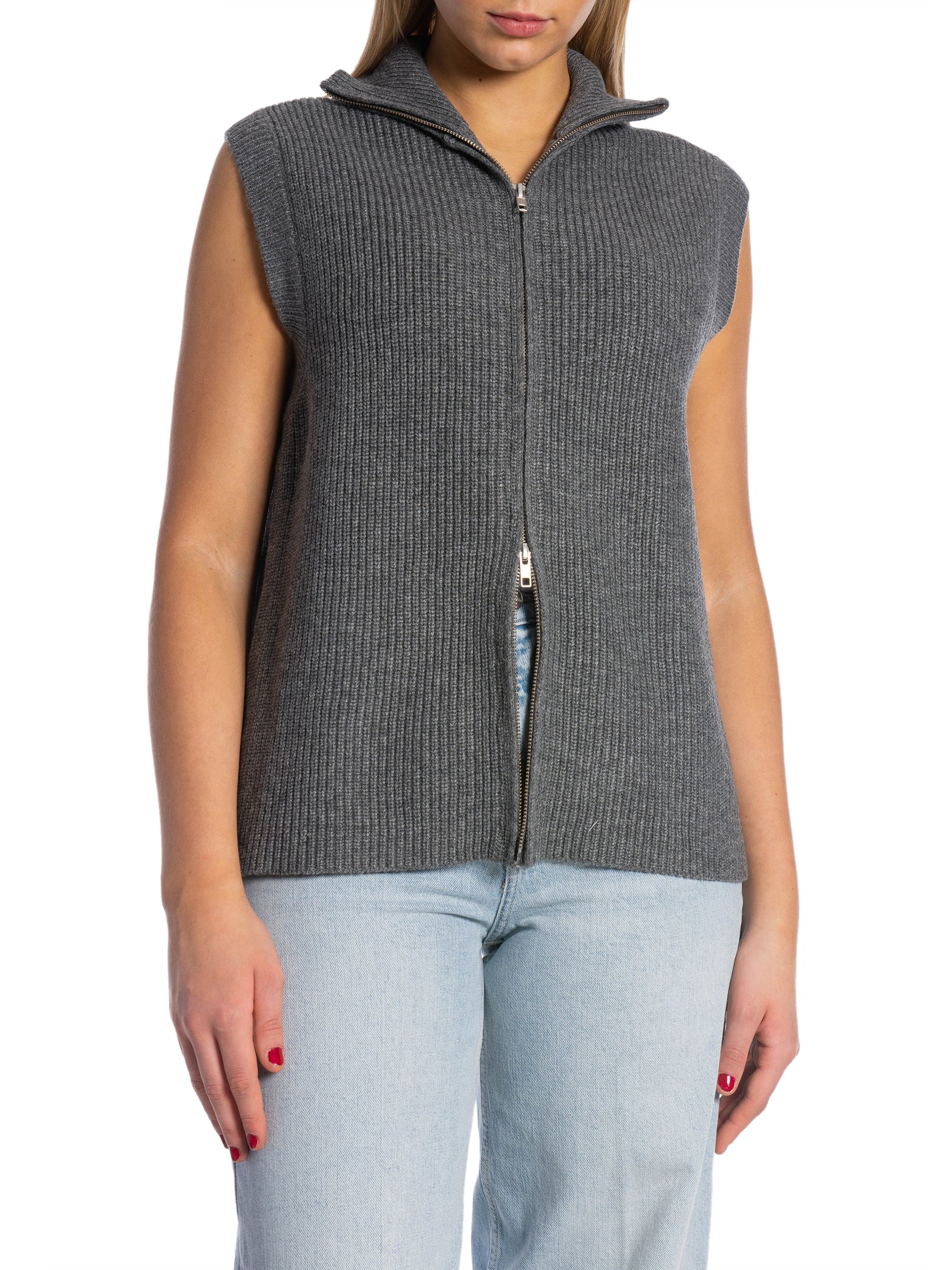 LEVETE ROOM VÄST JULIANA 3 DARK GREY MELANGE_94463.jpg