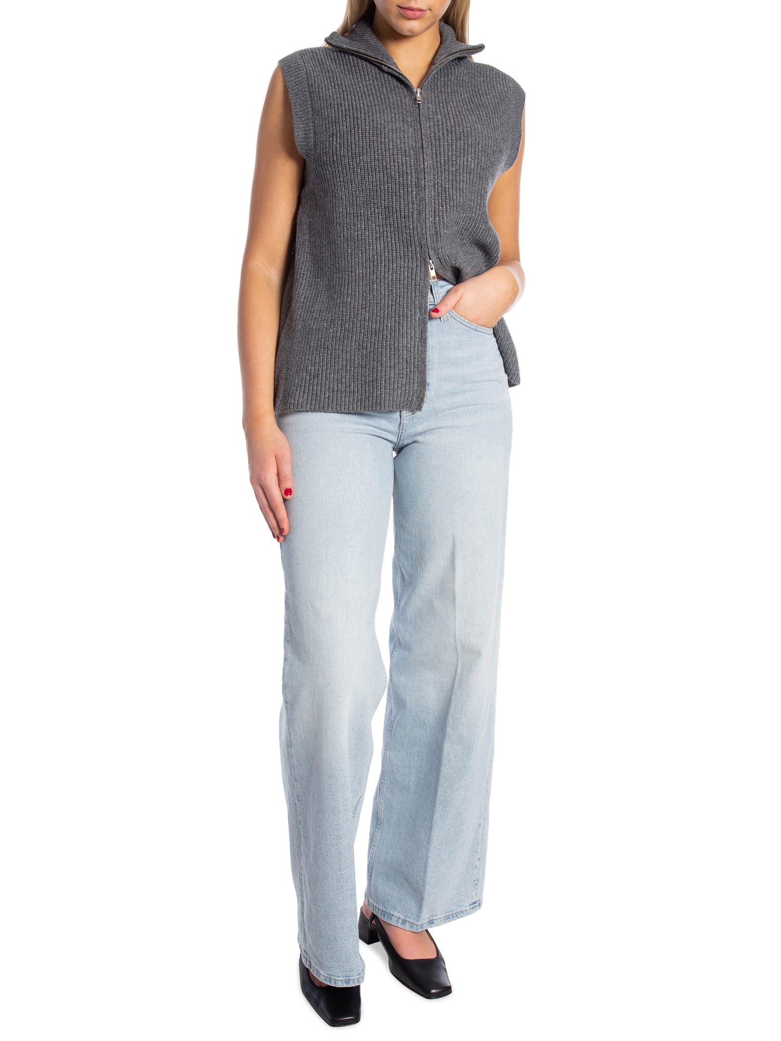 LEVETE ROOM VÄST JULIANA 3 DARK GREY MELANGE_94465.jpg