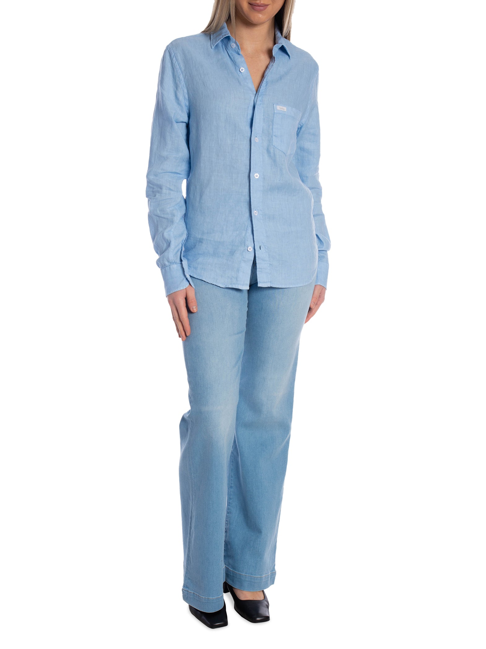 LOIS JEANS SKJORTA LUCAS LINEN SHIRT SKYRIDE_108029.jpg