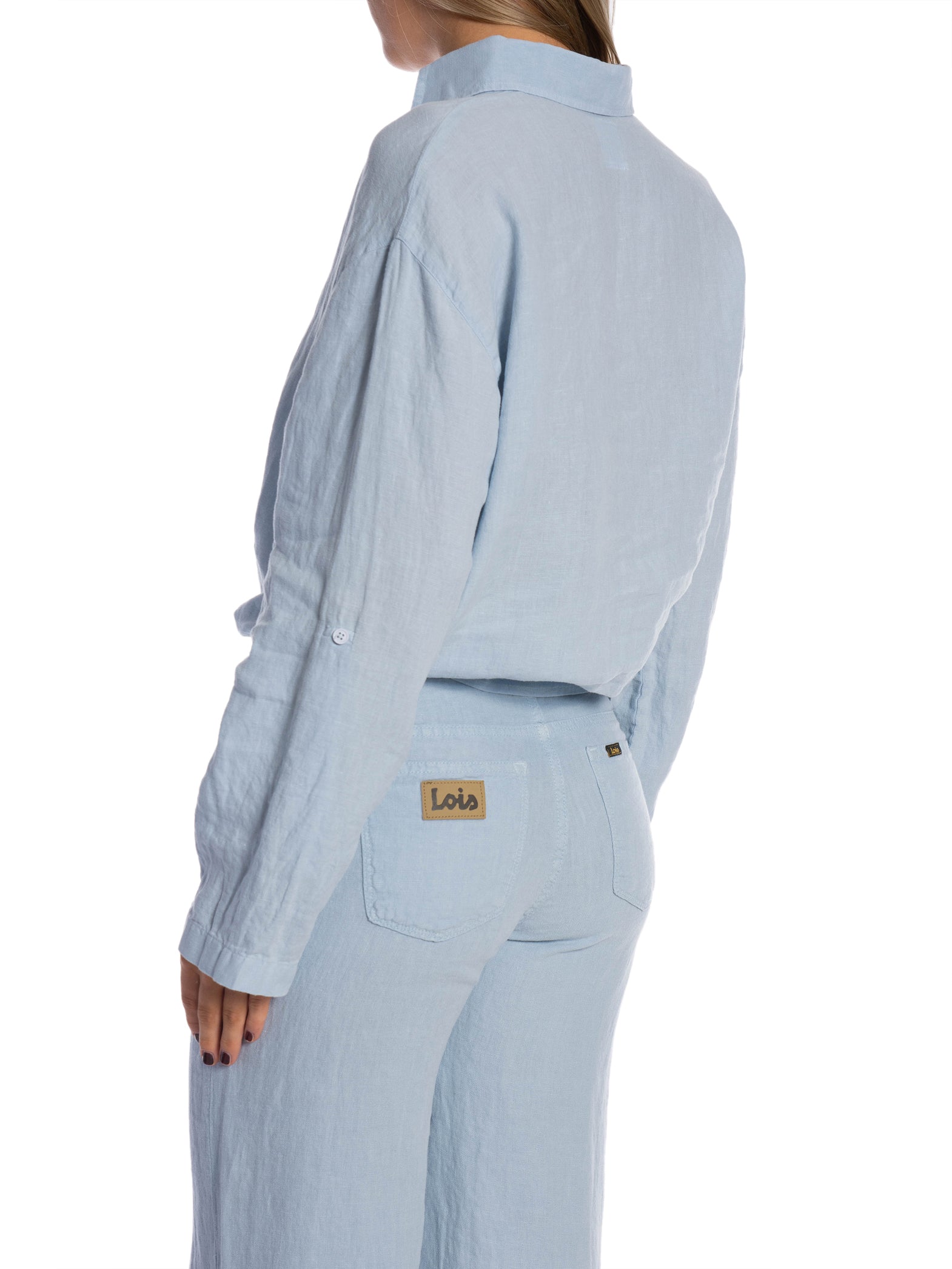 LOIS JEANS SKJORTA PIA LINEN PEARL BLUE_107740.jpg