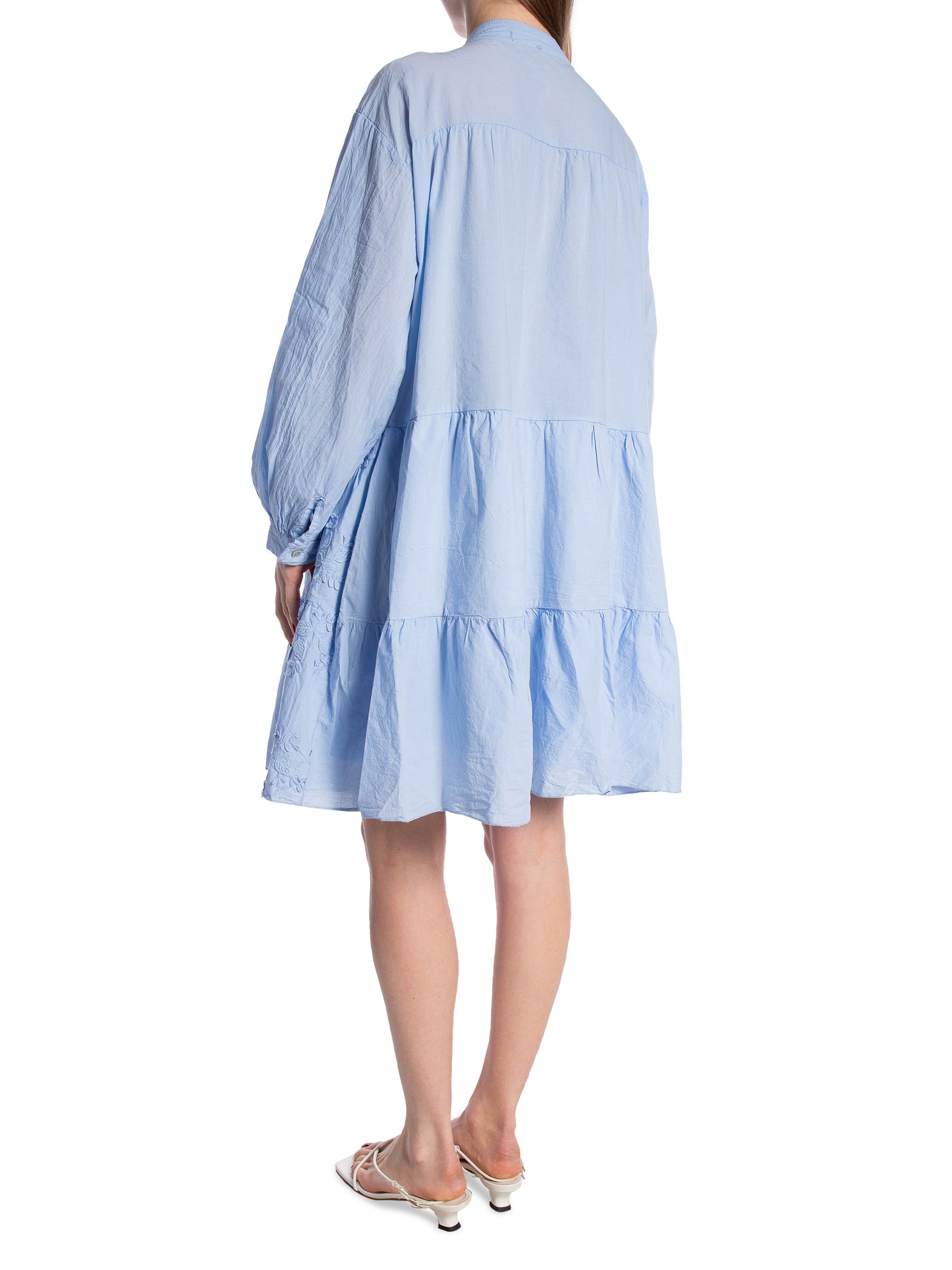 MAËLYS PARIS KLÄNNING EMBROIDERED COTTON SKY BLUE_97356.jpg