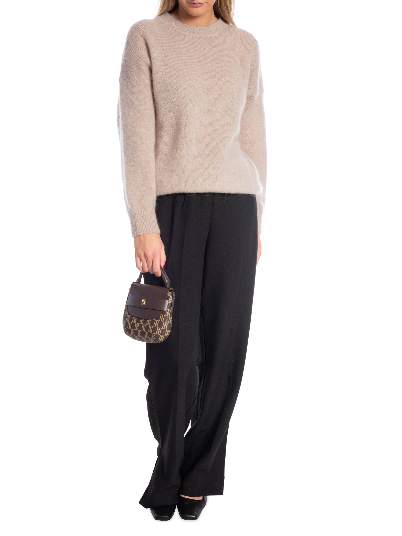 MAËLYS PARIS TRÖJA ROUND NECK BEIGE_93670.jpg