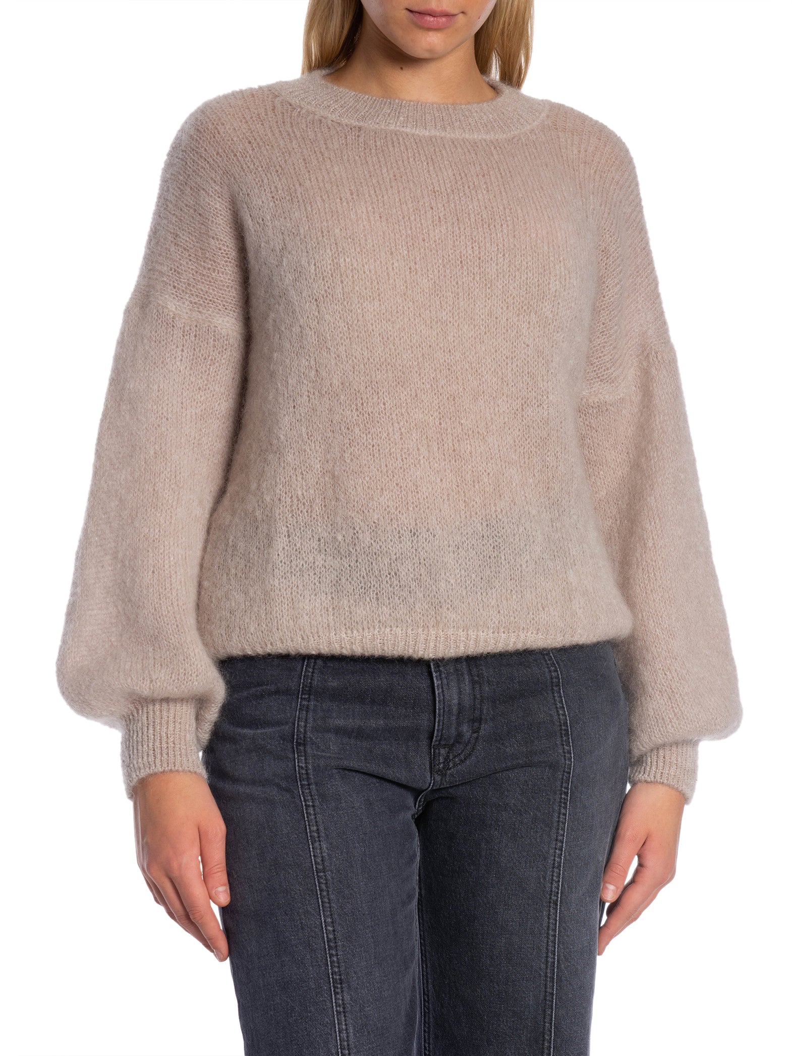 MAËLYS PARIS TRÖJA ROUND NECK MOHAIR BEIGE_91587.jpg