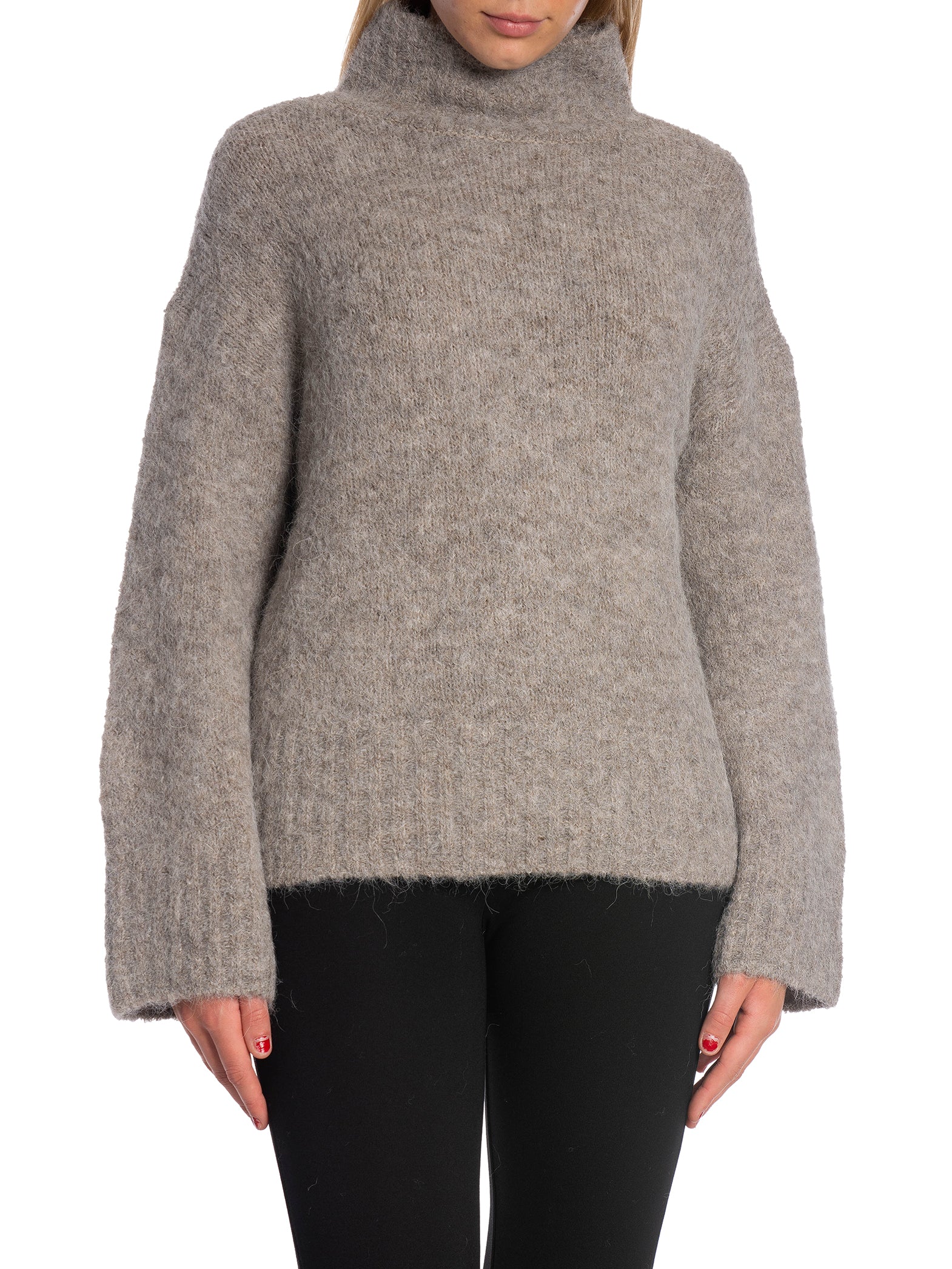 SELECTED FEMME TRÖJA GABELLA HIGH NECK GRAY/MELANGE_90839.jpg
