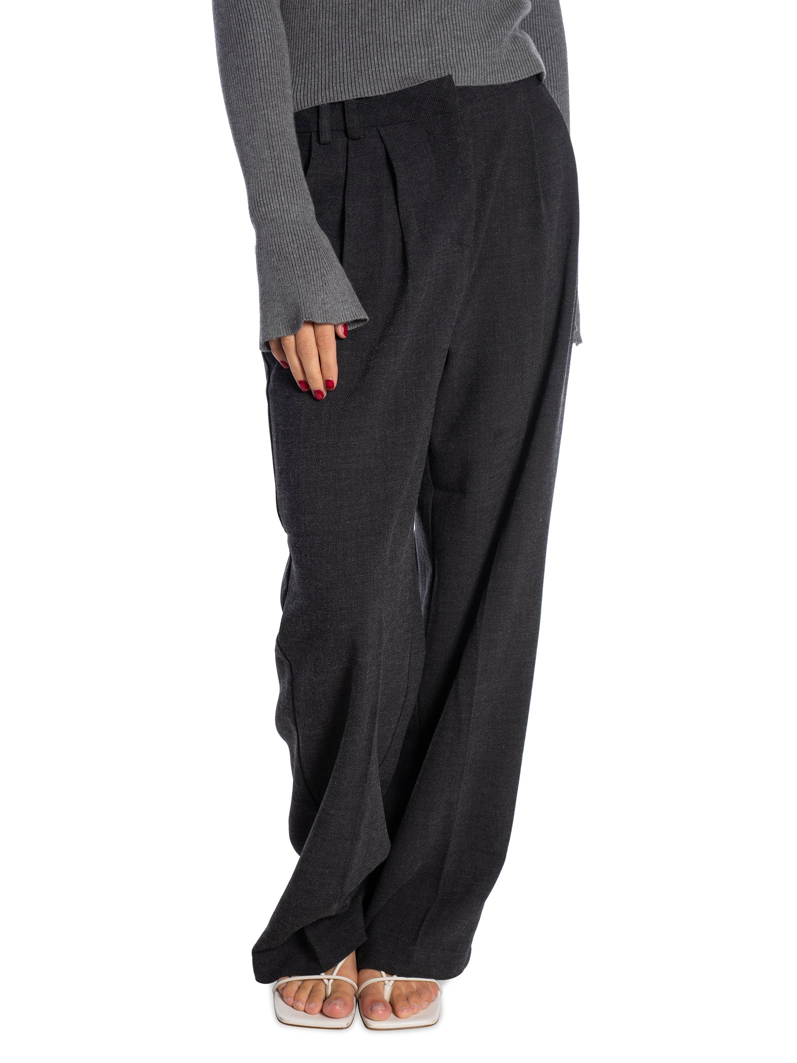 MINIMUM BYXA LUNAY DARK GREY MELANGE _101242.jpg