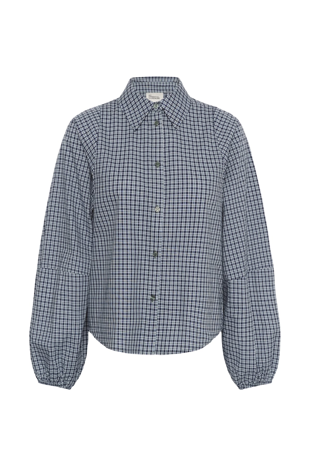 MY ESSENTIAL WARDROBE SKJORTA ILSE DOUGLAS GREEN CHECK_112518.jpg