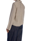 MY ESSENTIAL WARDROBE SKJORTA JANNIE OATMEAL W. BLACK_109898.jpg