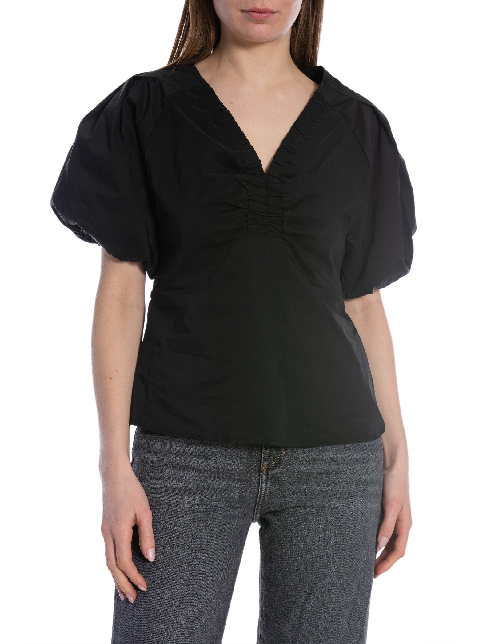 NEO NOIR BLUS IRINA POPLIN BLACK_87280.jpg