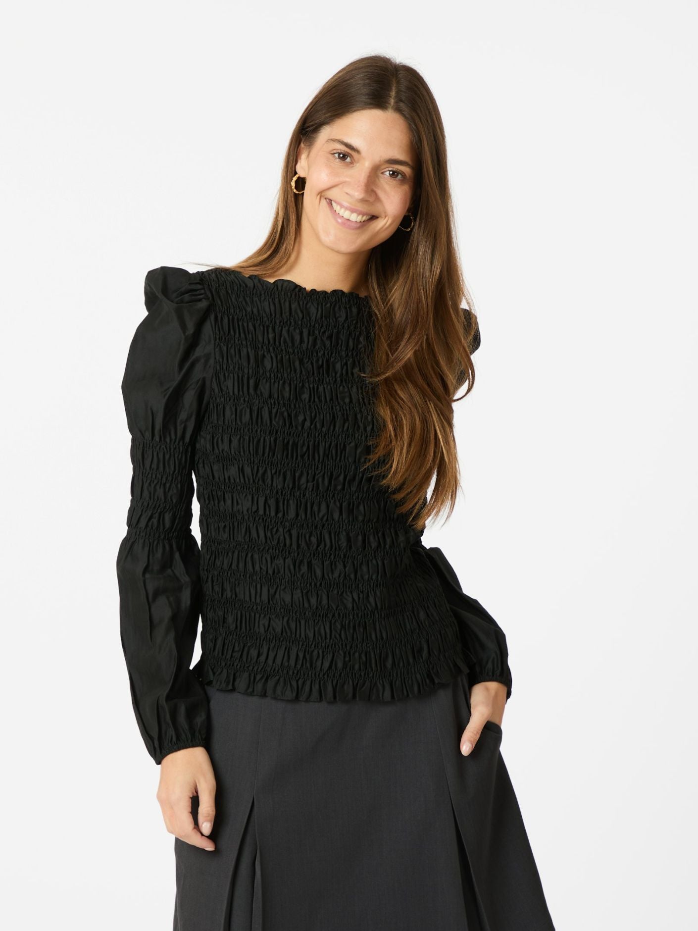 NEO NOIR BLUS POLKA SMOCK BLACK_94583.jpg