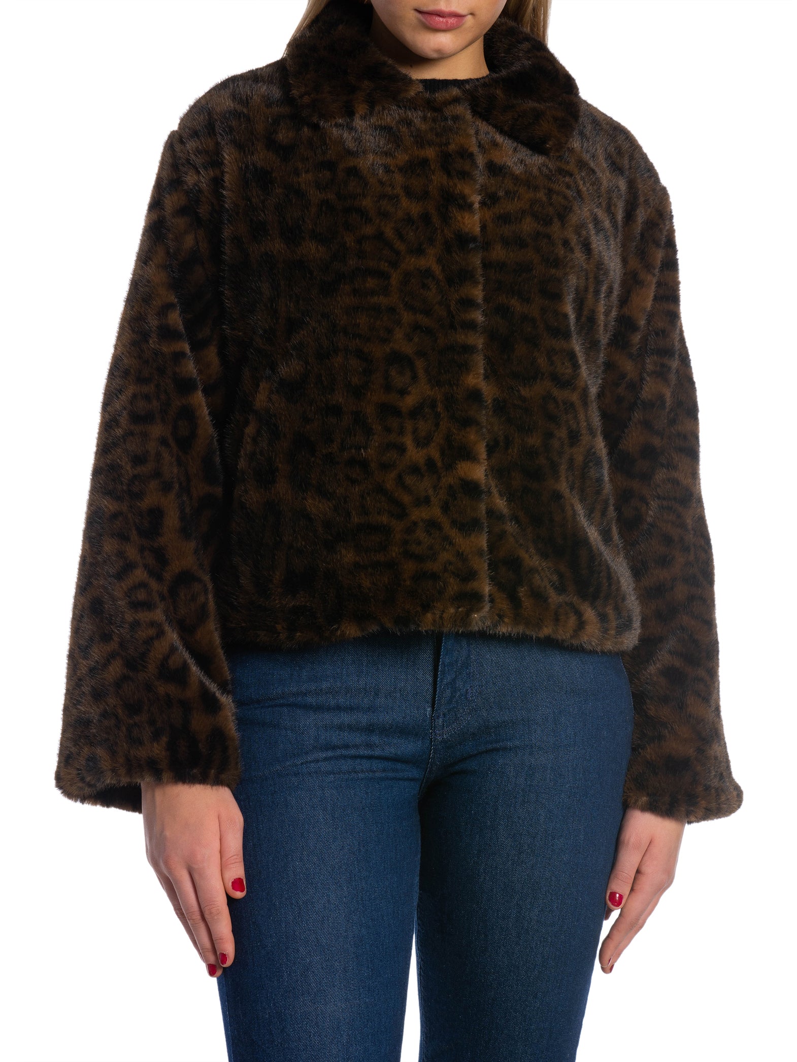 NEO NOIR JACKA MELODIE LEO FAUX FUR DARK BROWN_94472.jpg