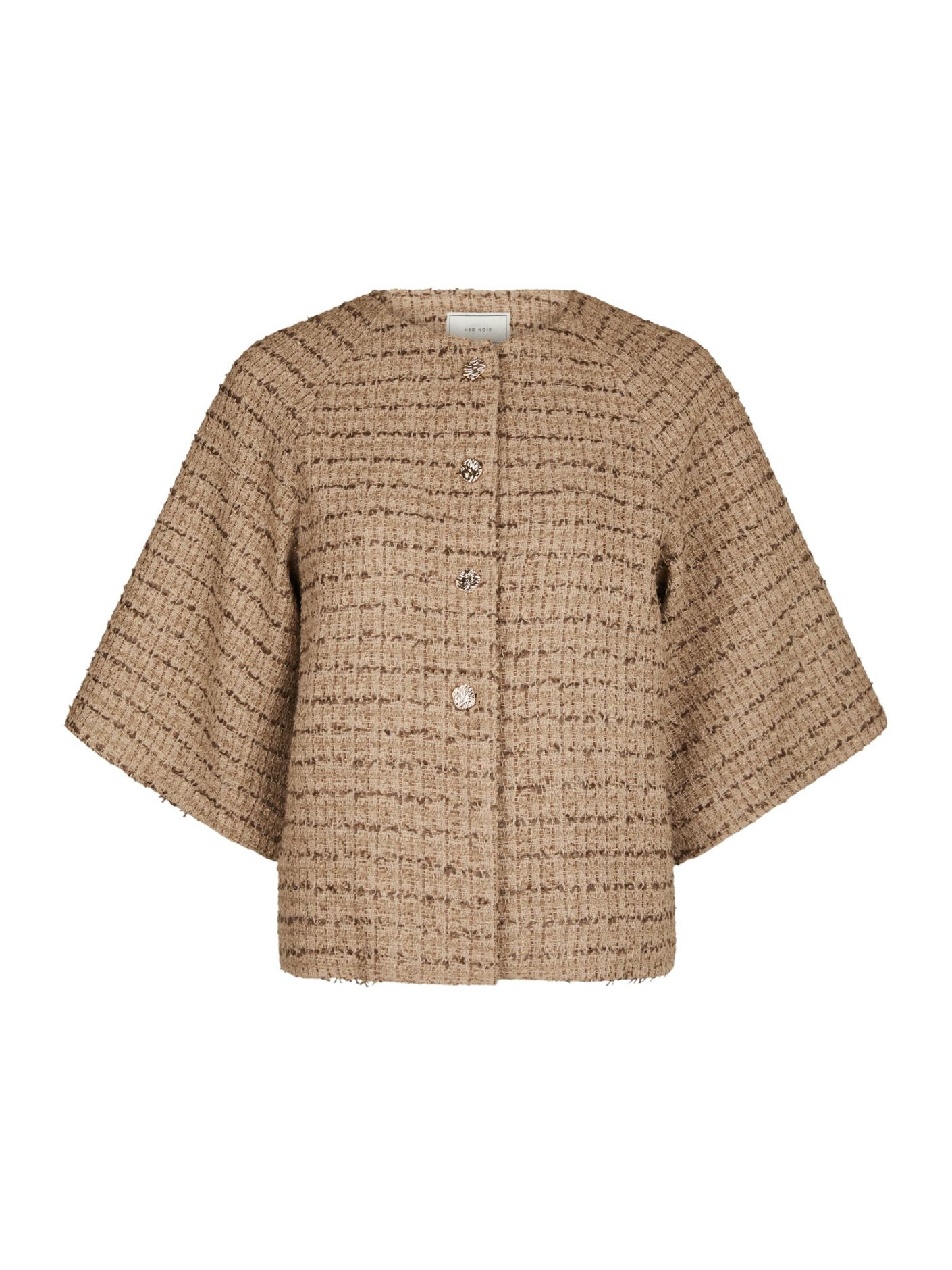 NEO NOIR JACKA ROSELLA BOUCLE MINI TAUPE_105326.jpg