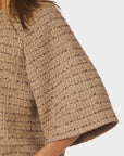 NEO NOIR JACKA ROSELLA BOUCLE MINI TAUPE_105327.jpg