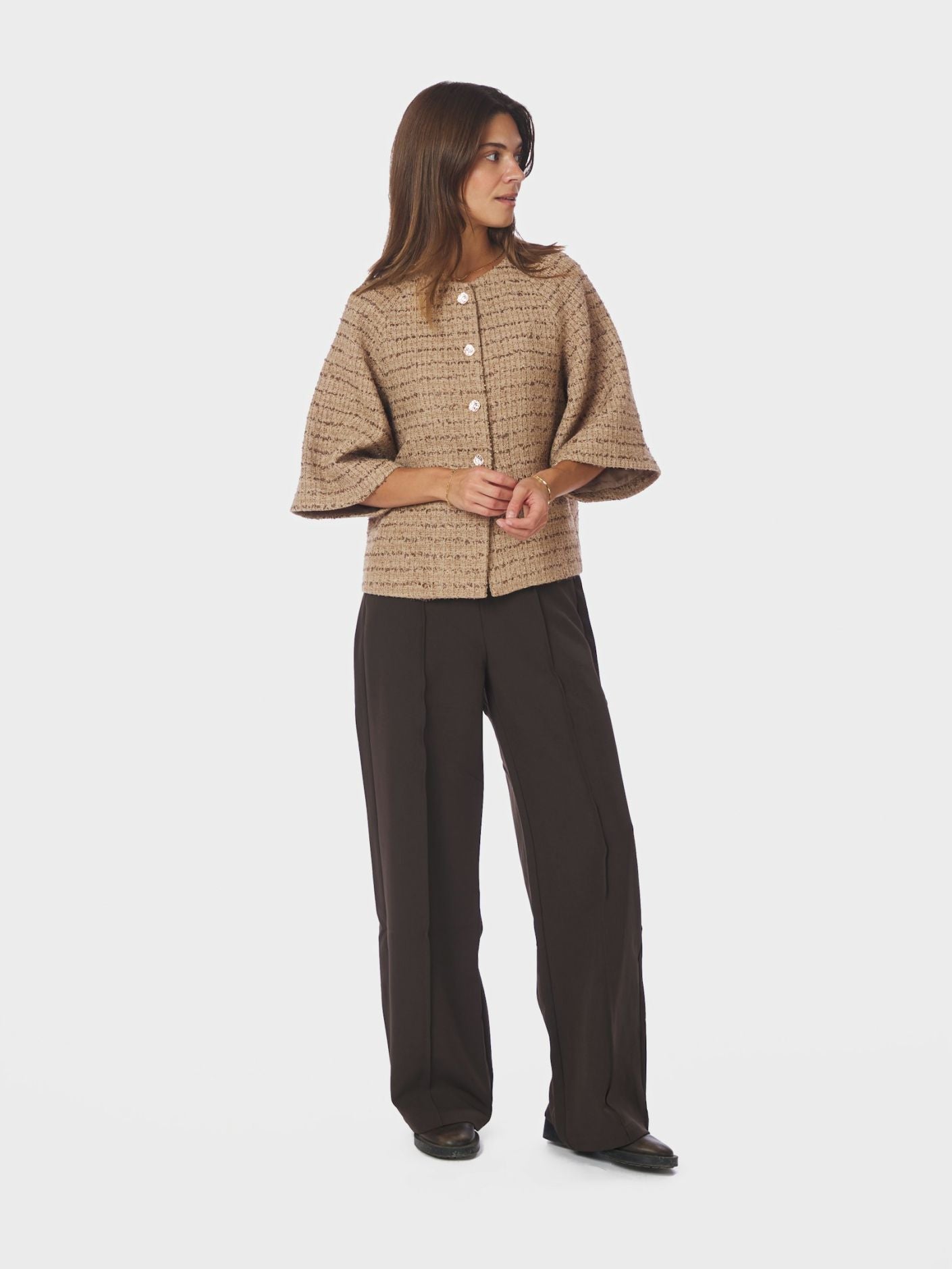 NEO NOIR JACKA ROSELLA BOUCLE MINI TAUPE_105328.jpg