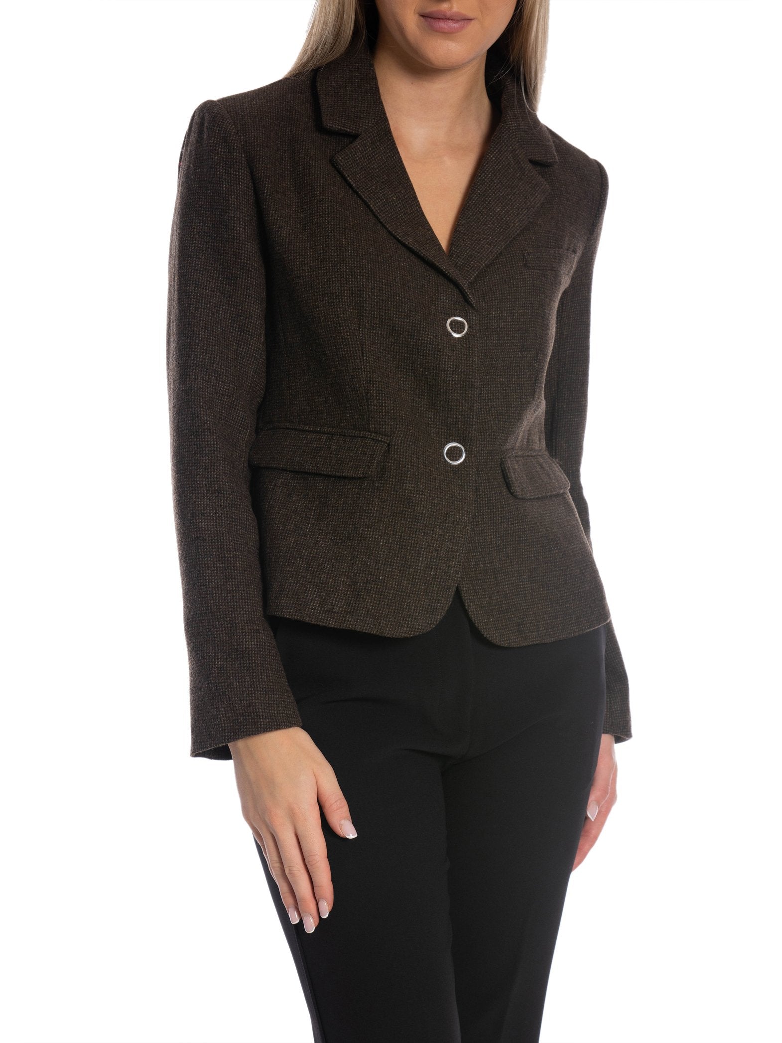 NEO NOIR KAVAJ WAED MINI CHECK BROWN MELANGE_103952.jpg