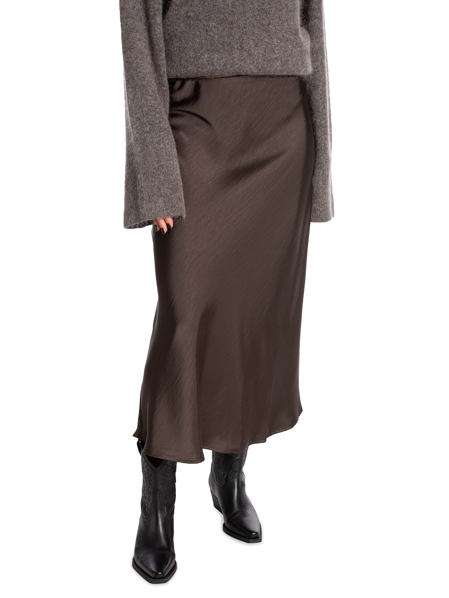 NEO NOIR KJOL BOVARY DARK BROWN_83464.jpg
