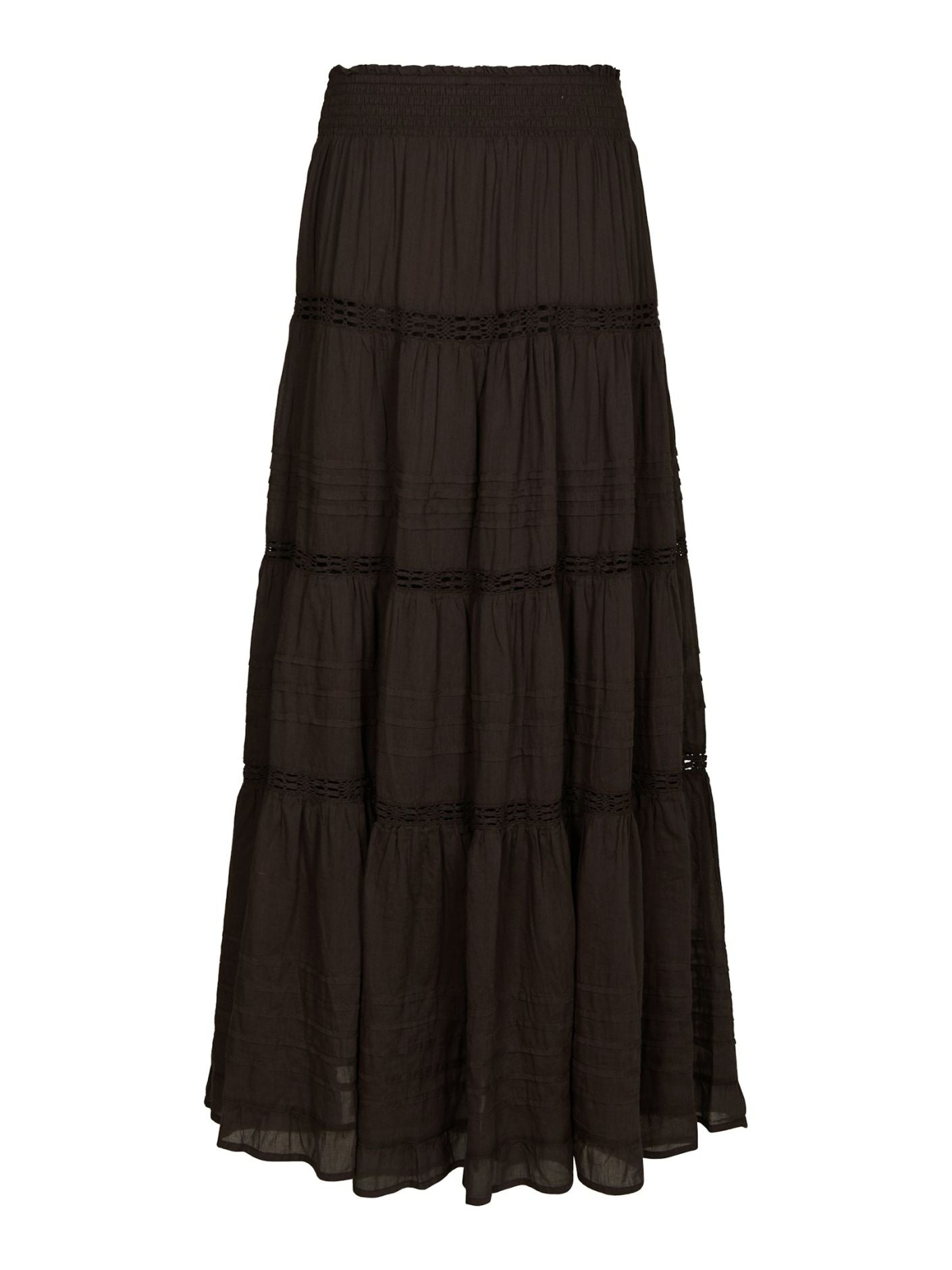 NEO NOIR KJOL FELICIA S VOILE DARK BROWN_107581.jpg