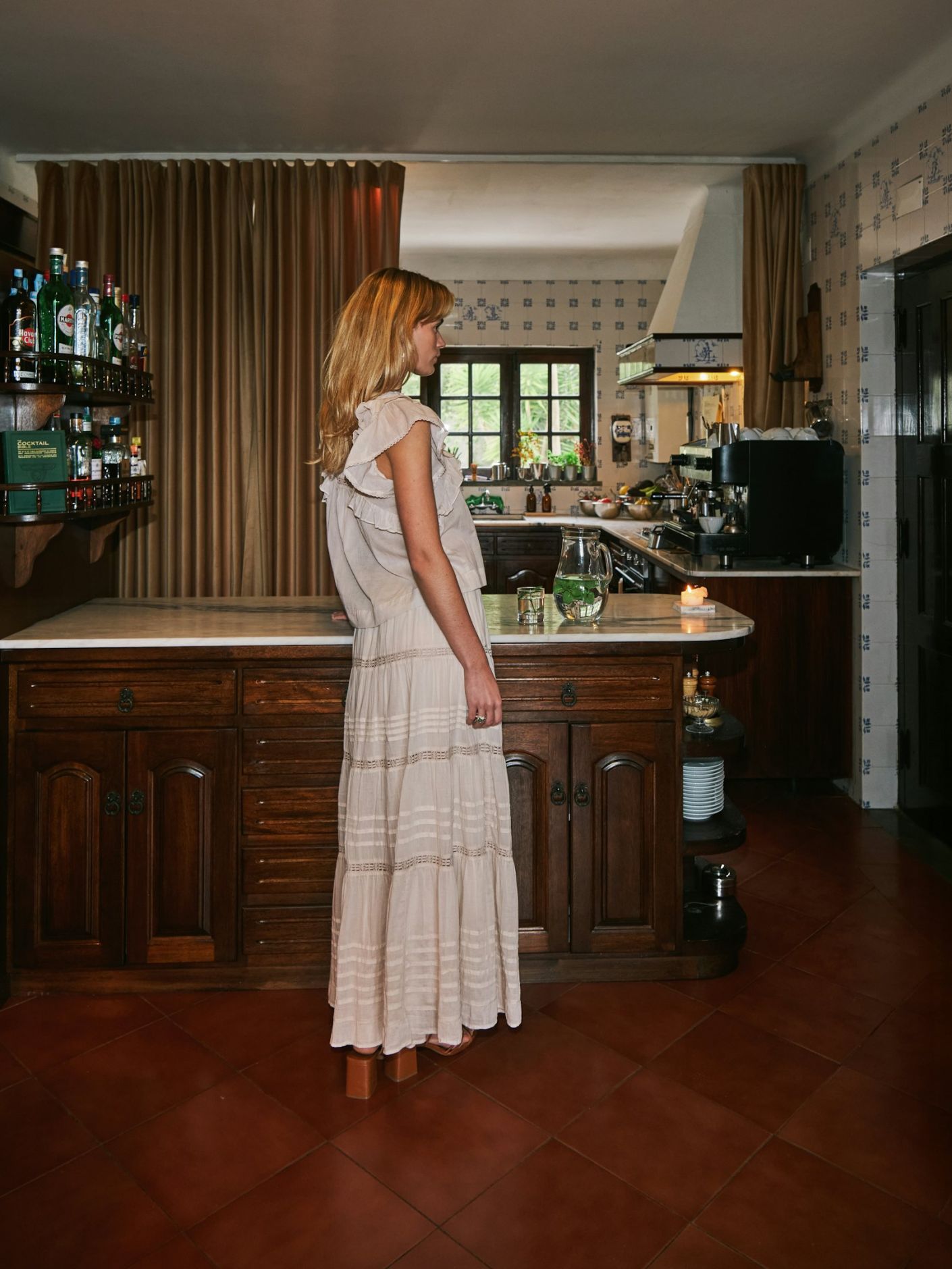 NEO NOIR KJOL FELICIA S VOILE IVORY_97617.jpg