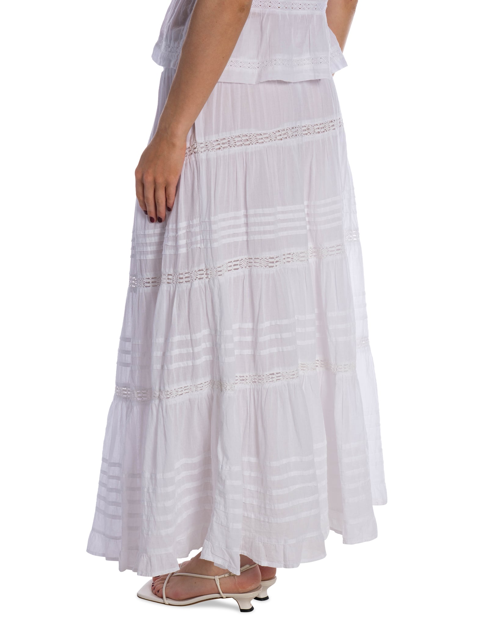NEO NOIR KJOL FELICIA S VOILE WHITE_108978.jpg