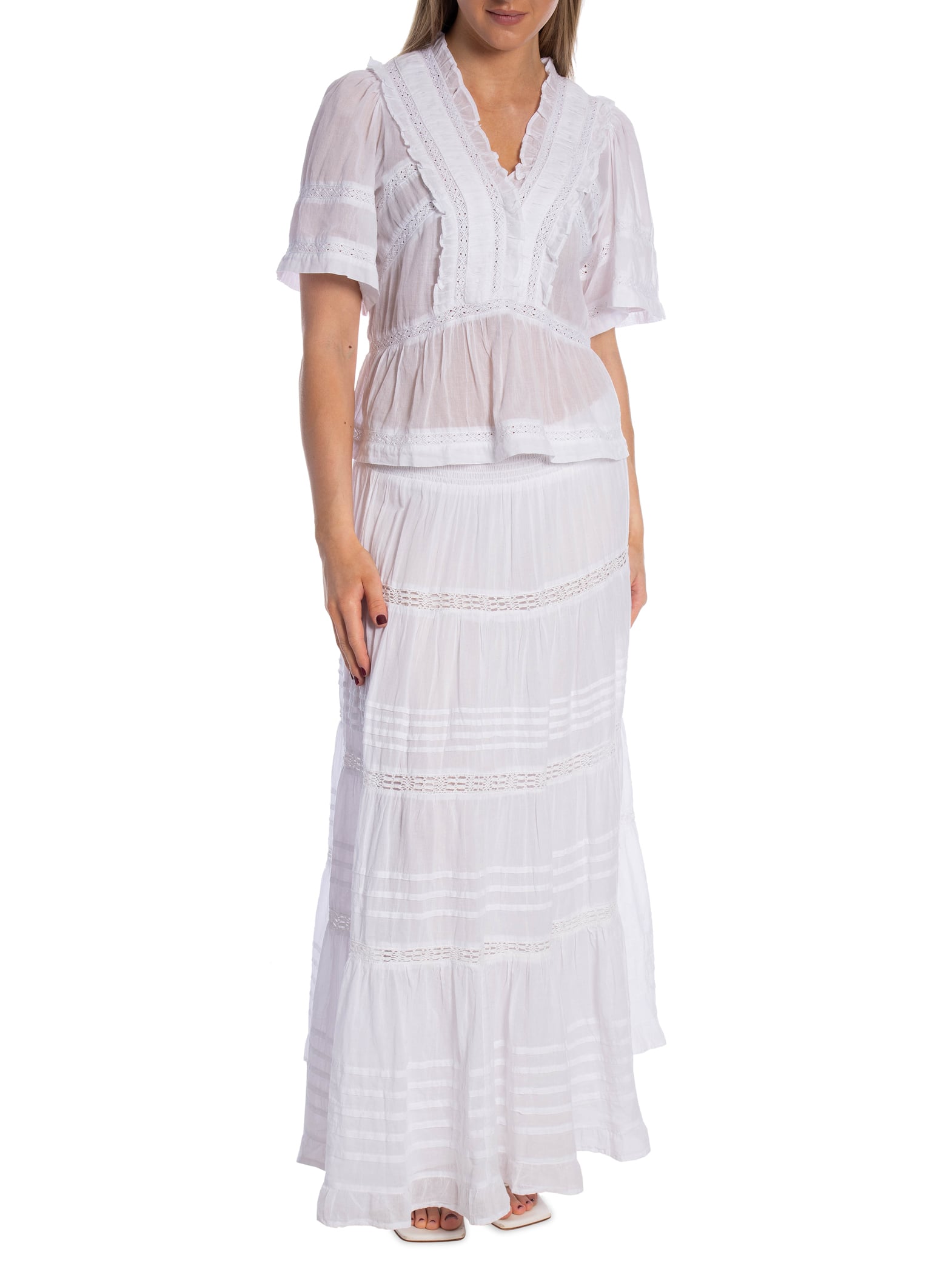 NEO NOIR KJOL FELICIA S VOILE WHITE_108979.jpg