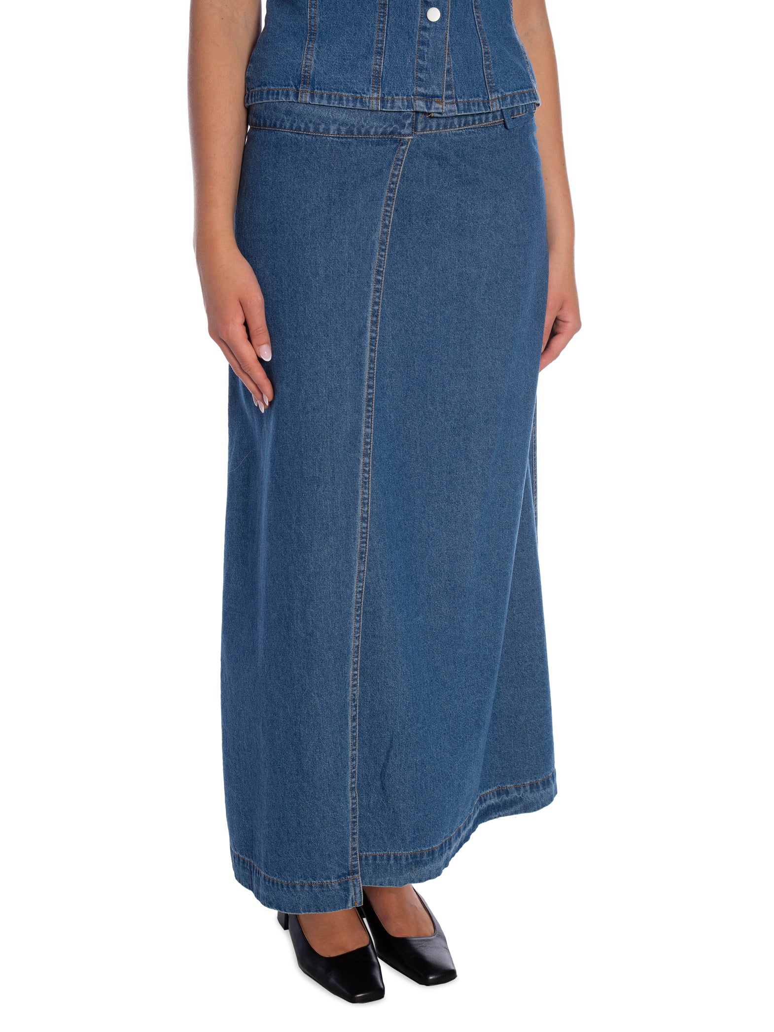 NEO NOIR KJOL NINA WRAP DENIM BLUE_90373.jpg