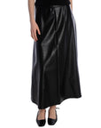 NEO NOIR KJOL RAYA FAUX BLACK_107465.jpg