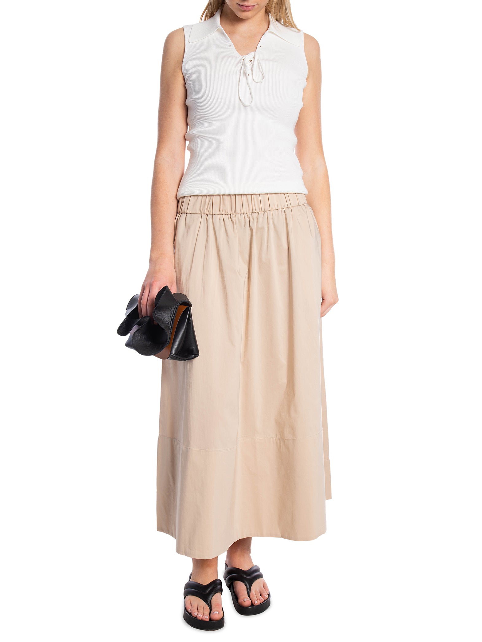 NEO NOIR KJOL YARA POPLIN DARK SAND_87502.jpg