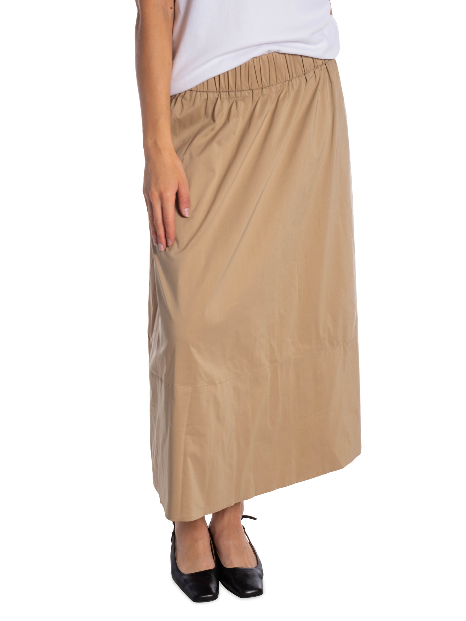 NEO NOIR KJOL YARA POPLIN LIGHT TAUPE_111266.jpg