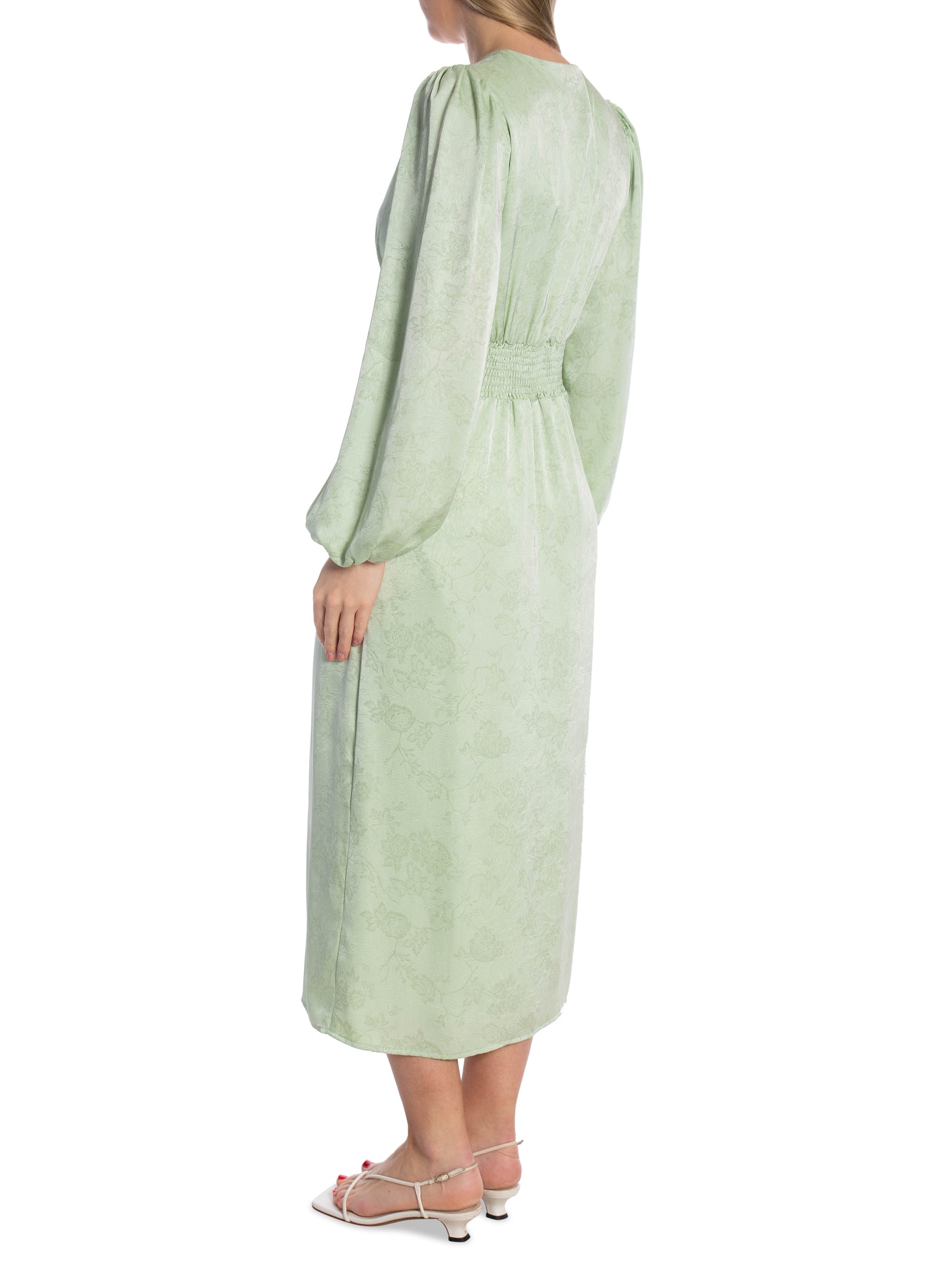 NEO NOIR KLÄNNING ALTO PATTERN SATEEN LIGHT GREEN_108070.jpg