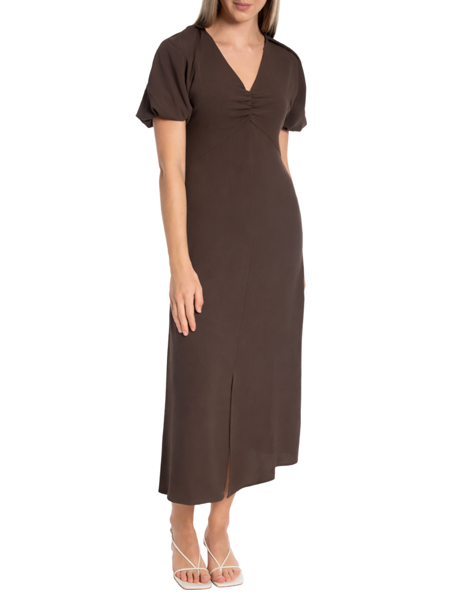 NEO NOIR KLÄNNING BOMBA SOLID DARK BROWN_111490.jpg