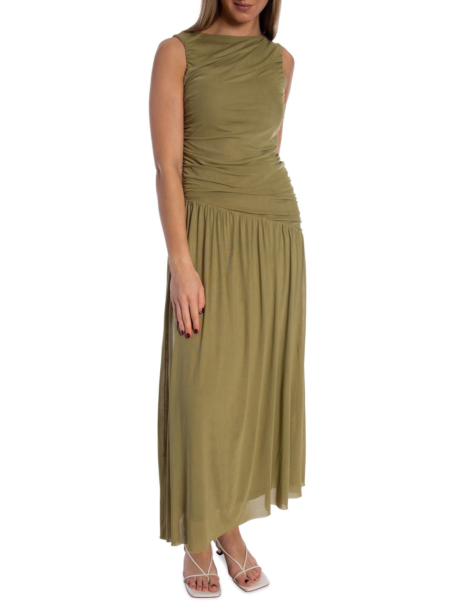 NEO NOIR KLÄNNING CLUDINE MESH SAGE GREEN_109399.jpg