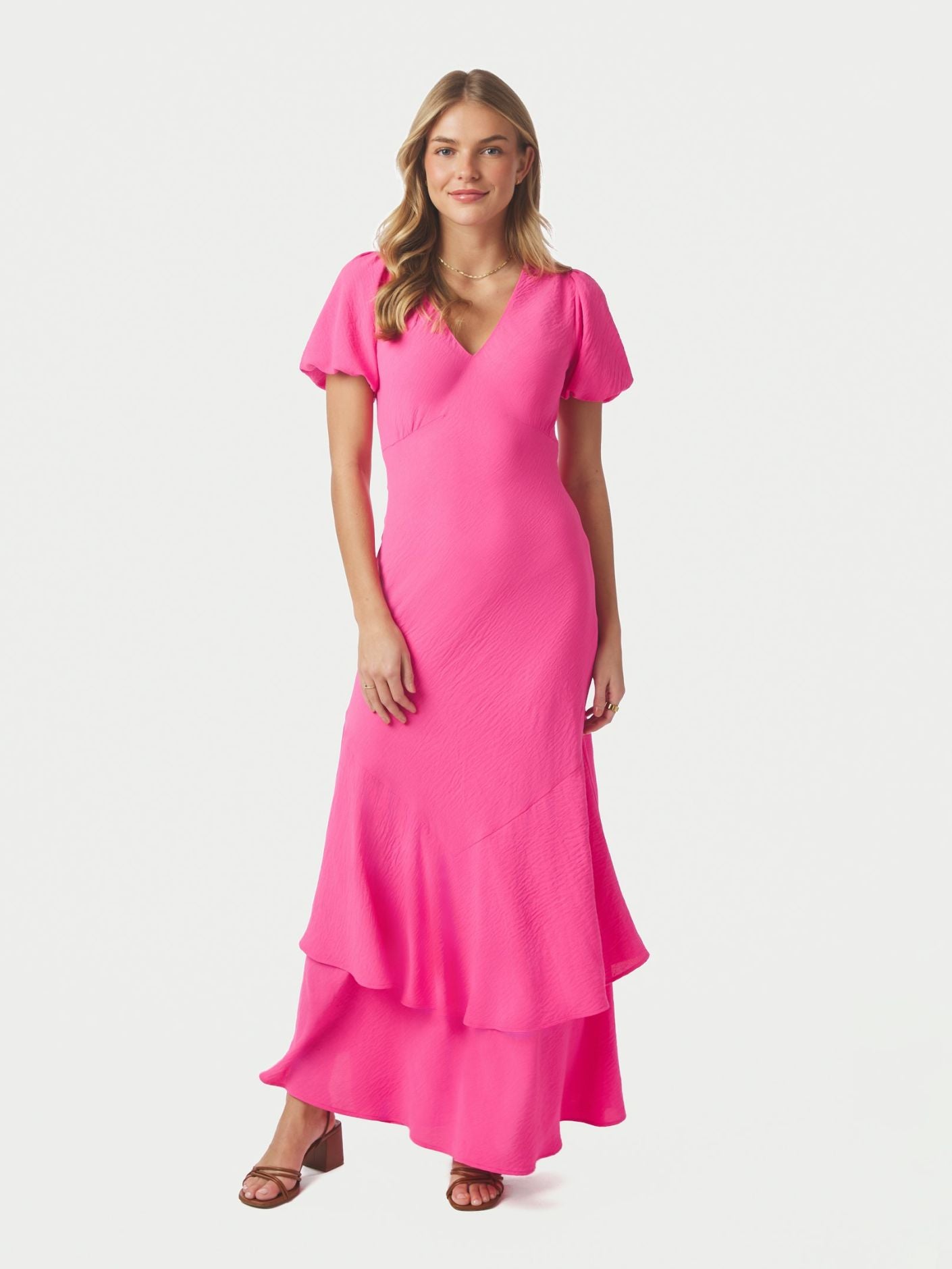 NEO NOIR KLÄNNING DARIAH STRUCTURE SOLID PINK_110722.jpg