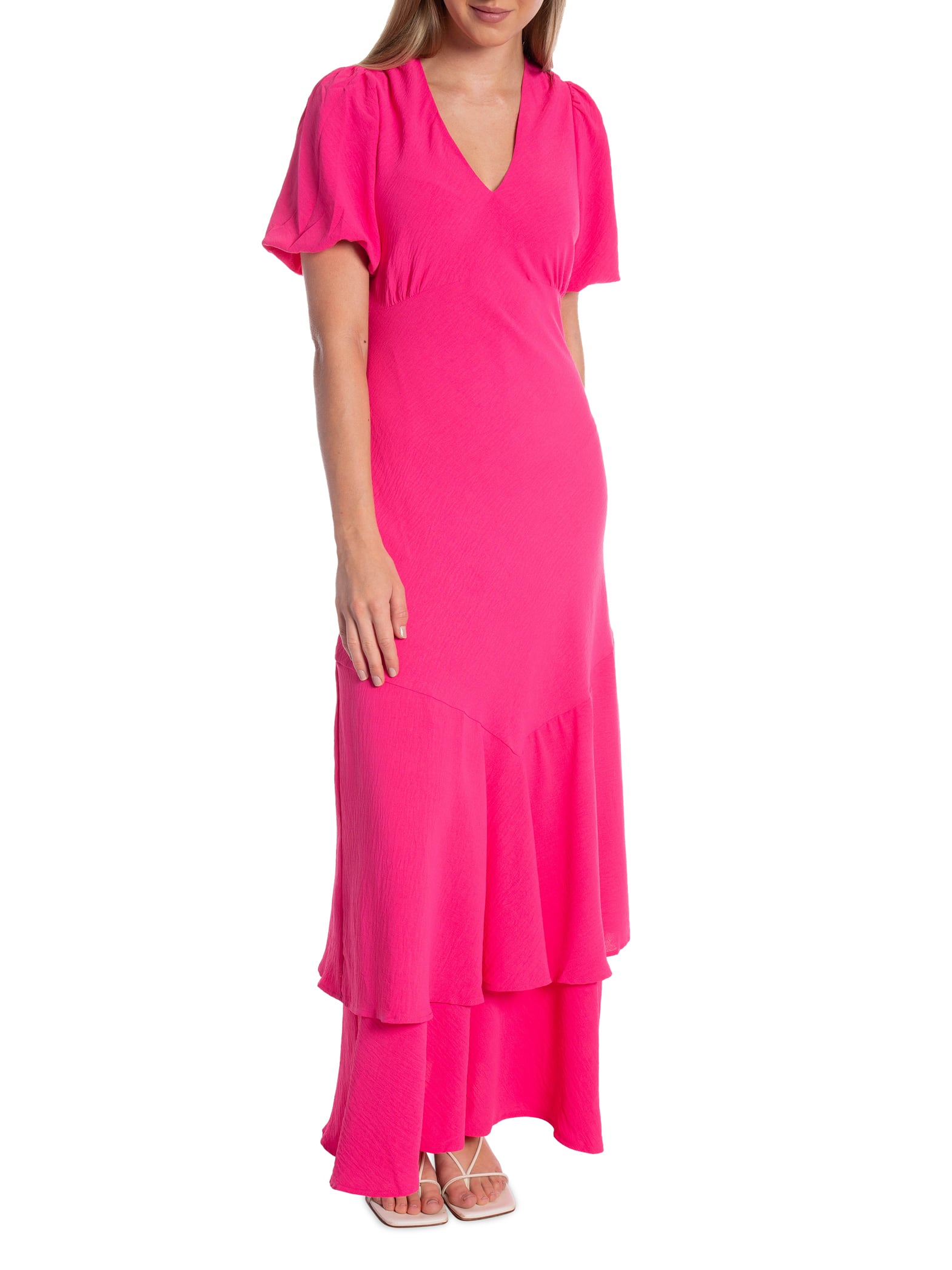 NEO NOIR KLÄNNING DARIAH STRUCTURE SOLID PINK_110798.jpg