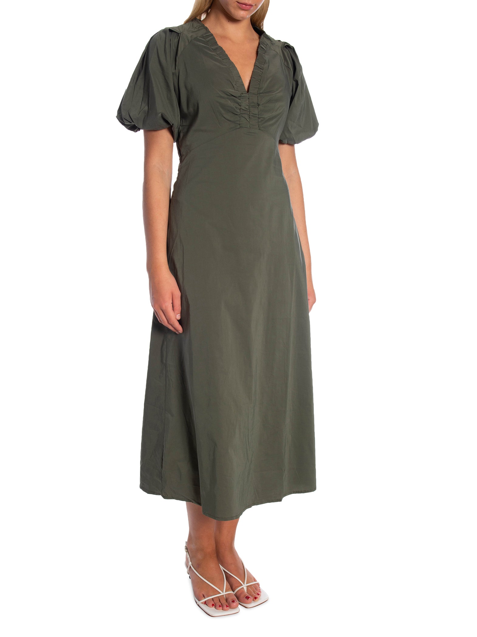 NEO NOIR KLÄNNING ILLANA POPLIN ARMY_90195.jpg