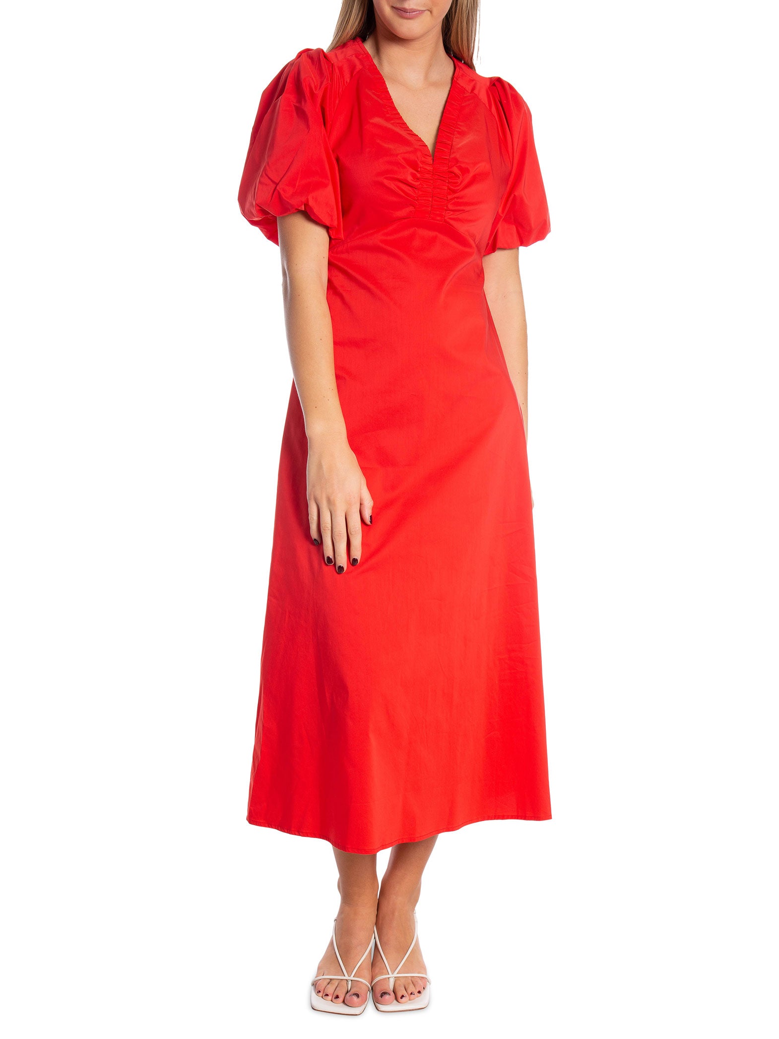NEO NOIR KLÄNNING ILLANA POPLIN RED_97997.jpg