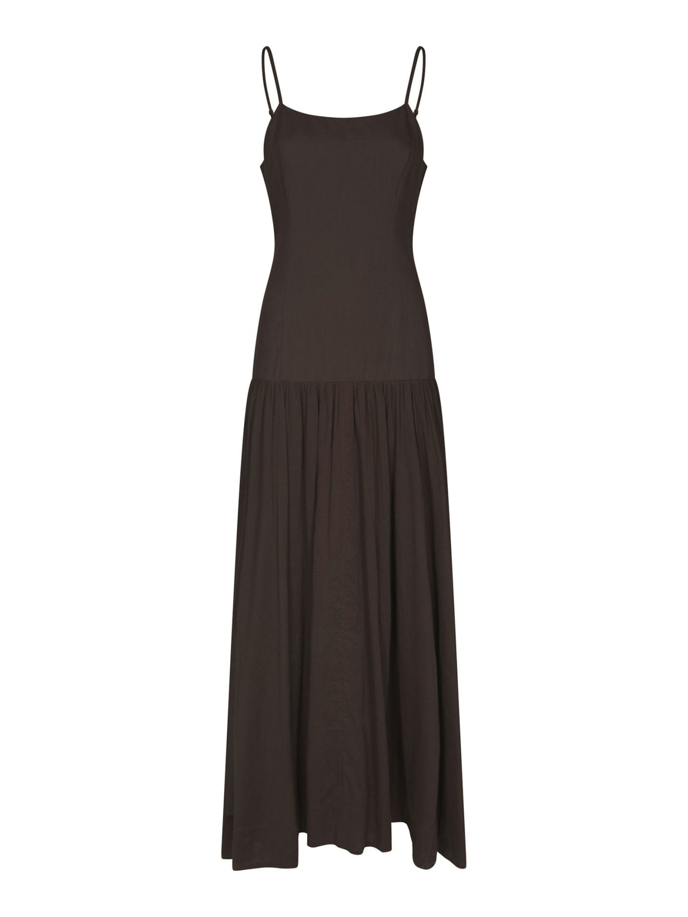 NEO NOIR KLÄNNING JACKIE S VOILE DARK BROWN_110591.jpg